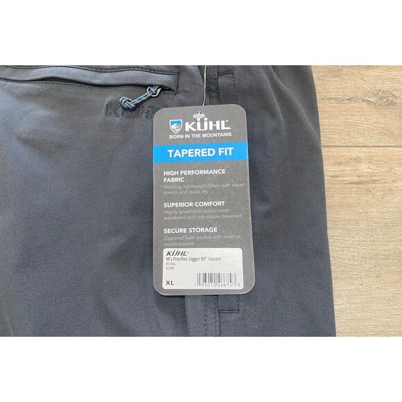 Kuhl FreeFlex Jogger Mens XL ST Dark Gray Ankle Cuffed Lightweight Active Pants - Picture 4 of 12